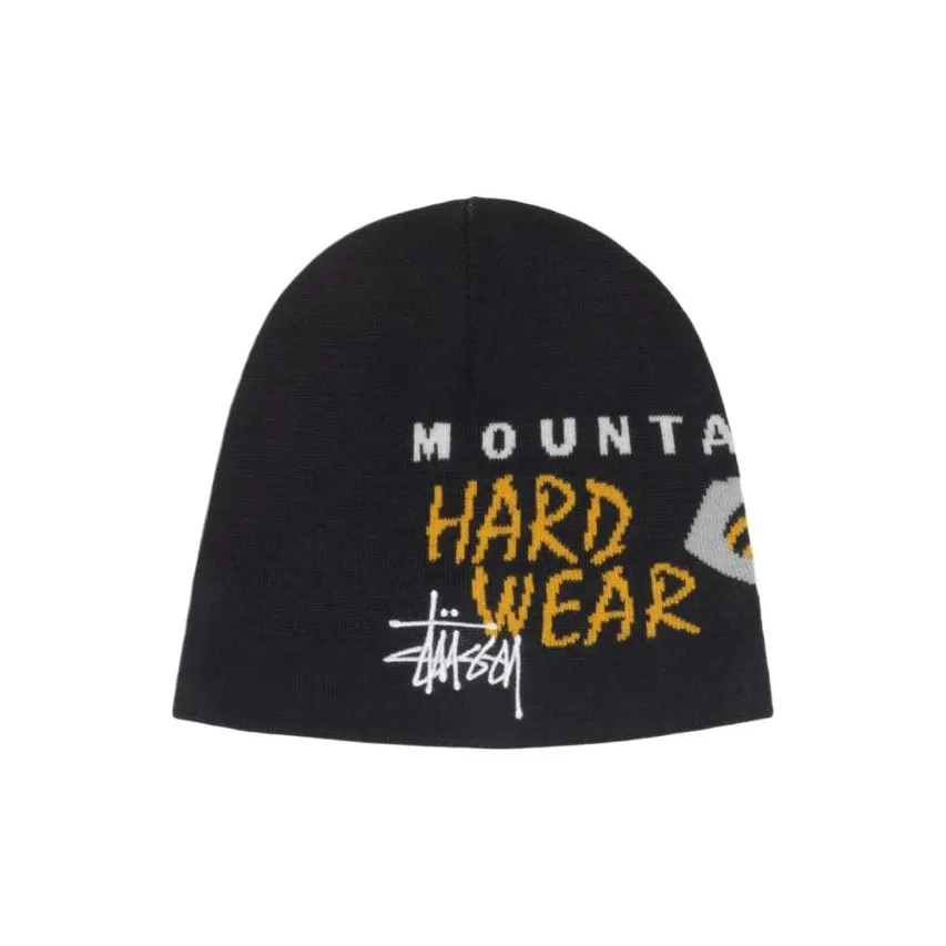 Stussy Merino Wool Beanies Unisex Black