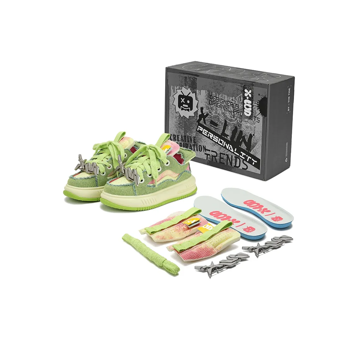 X·LUN Противоскользящие Устойчивые к истиранию Низкие Кроссовки для скейтбординга Унисекс