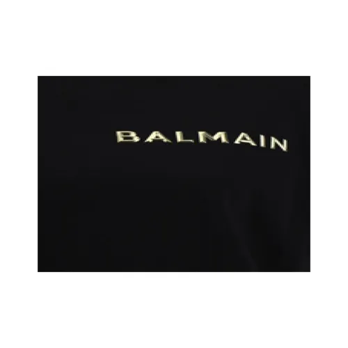 BALMAIN Черные Женские Т-рубашки
