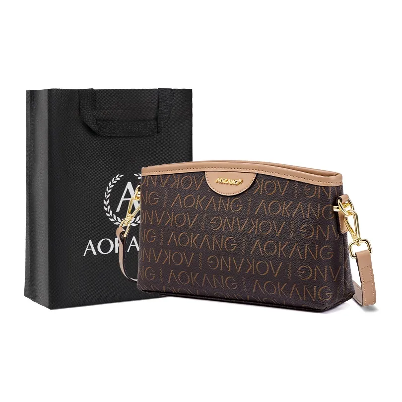 AOKANG PVC Small Square Bag, Crossbody Bag, Shoulder Bag, Shoulder Bag, Mom Bag Medium Size Women's Multicolor