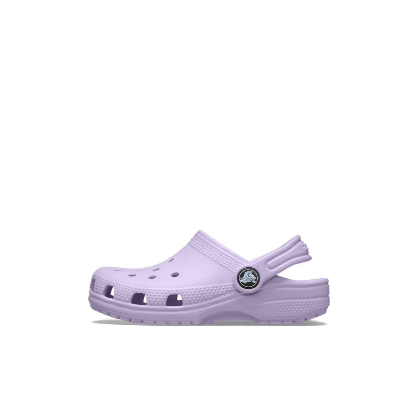 Crocs Classic Clog Устойчивый к истиранию Легкий Детские Сандалии Светло-фиолетовые для детей