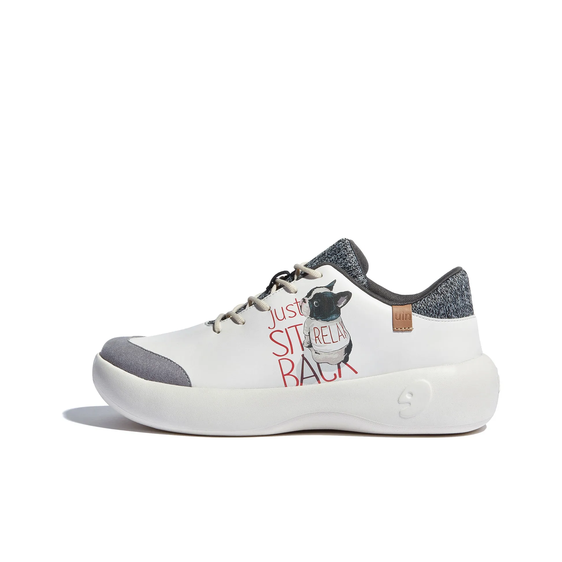 U.IN Painted Travel Shoes Battru 6 Cute Pet Design Collection Skateboard Shoes Unisex