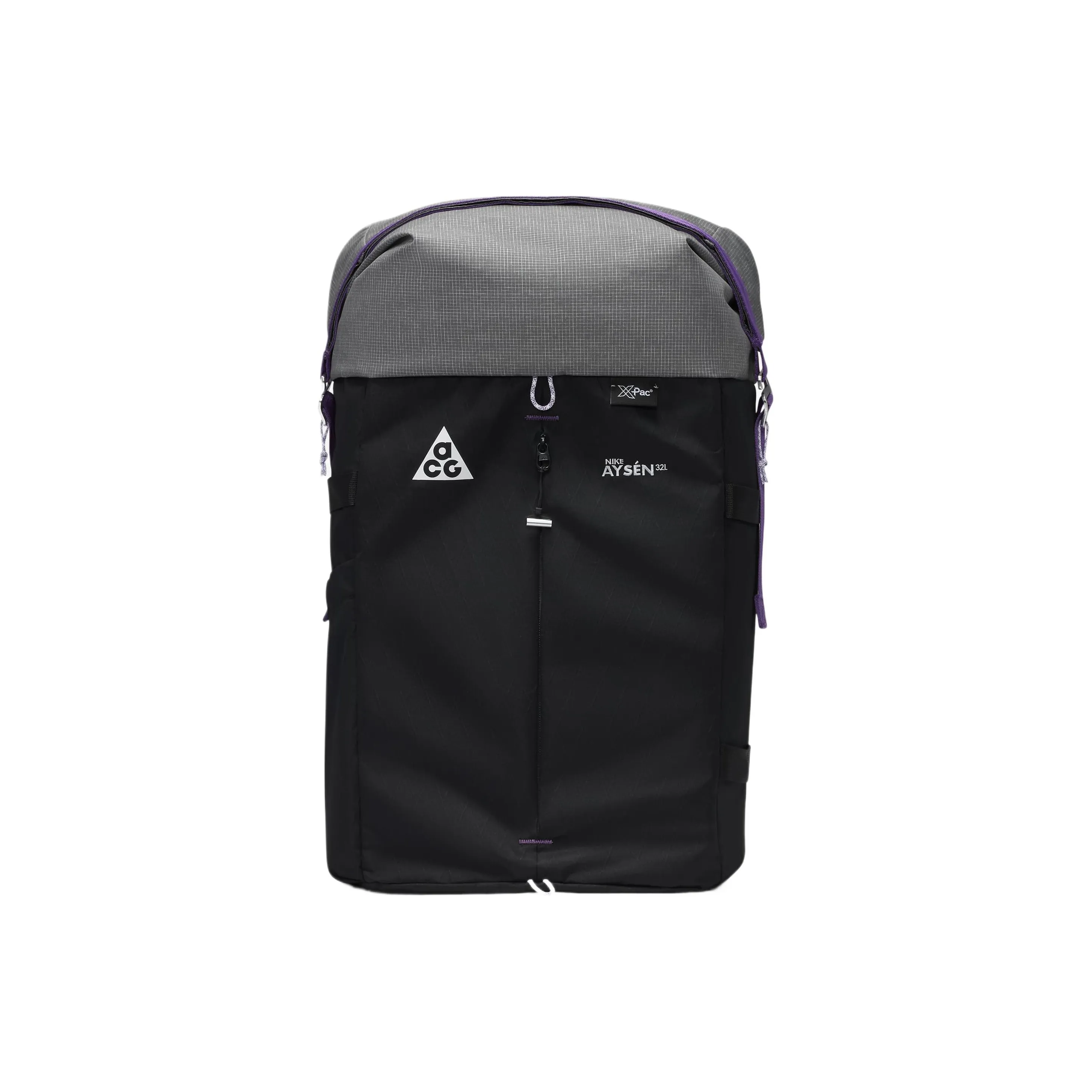 Nike Polyester Backpack Regular Unisex Black & Cool Gray & White