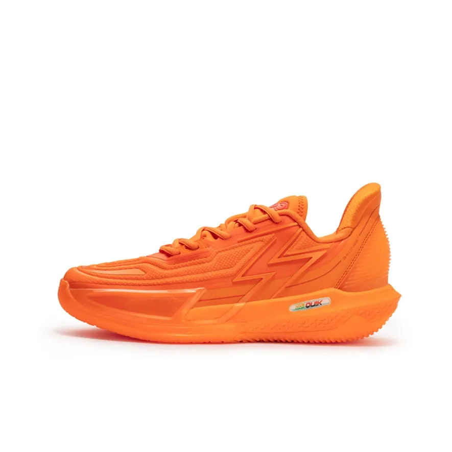 361° BIG3 4.0 Quick Pro Basketball Shoes Men Low Top Fluorescent Strong Orange/Safety Orange
