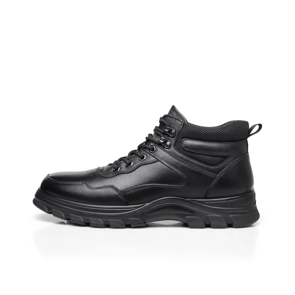 Strongman 3515 Sports Leather Shoes For Men-Winter Platform Trendy Sneakers & Casual Shoes