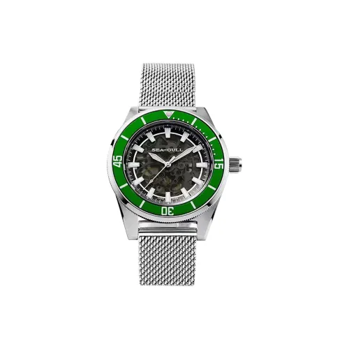 Sea Gull Автоматический Механический Movement Мужские National Часы 42mm*42mm*13mm Зеленые