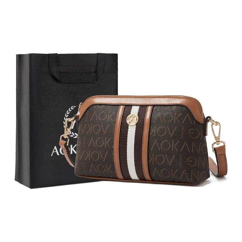 AOKANG PVC Small Square Bag, Shoulder Bag, Crossbody Bag, Mom Bag Women's