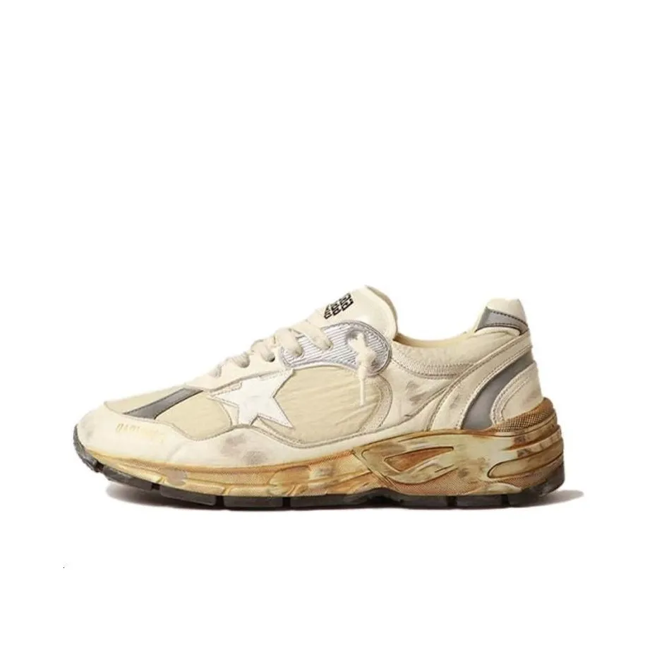 Golden Goose Running Dad-Star White Beige