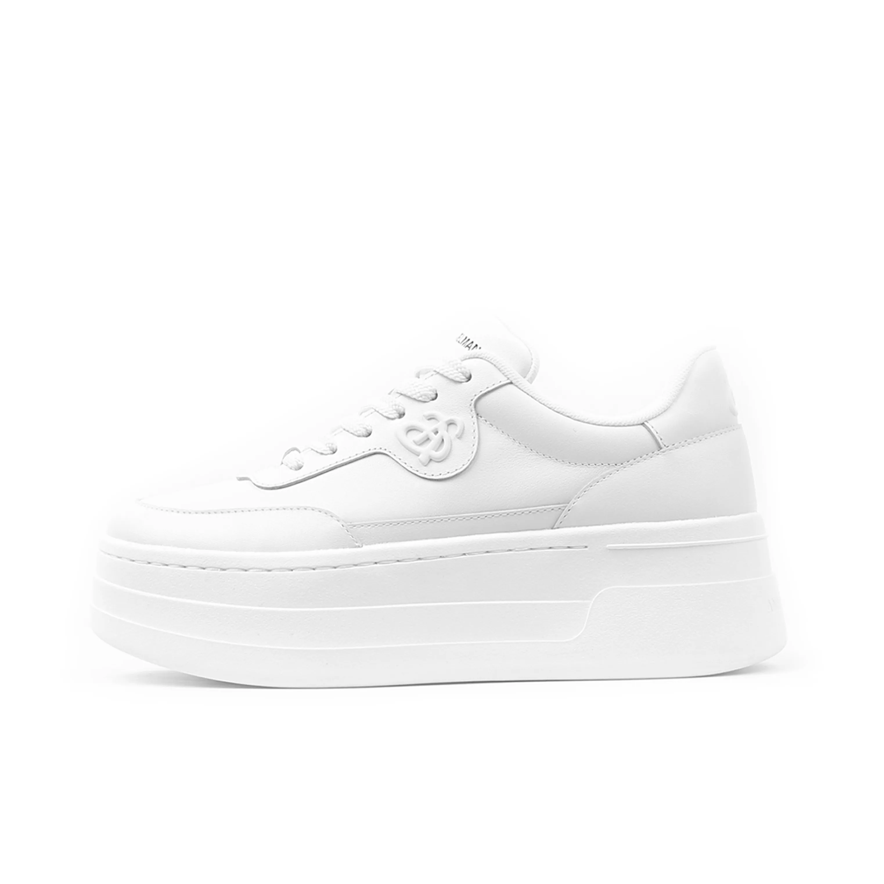 ANN ANDELMAN Arcade Blanc Height Increasing Low Top Skateboard Shoes Women's