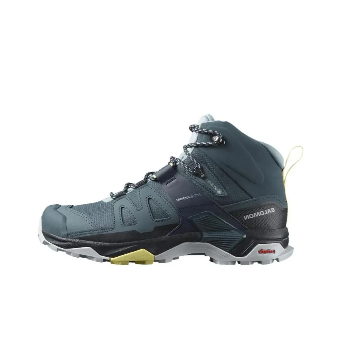 Salomon X Ultra 4 Противоскользящий Устойчивый к истиранию MID Топ Уличная обувь Женская Циановый