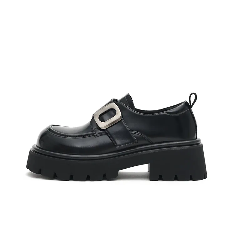 MASOOMAKE Loafers Women's Low Top Tranquil Black, Dark Brown