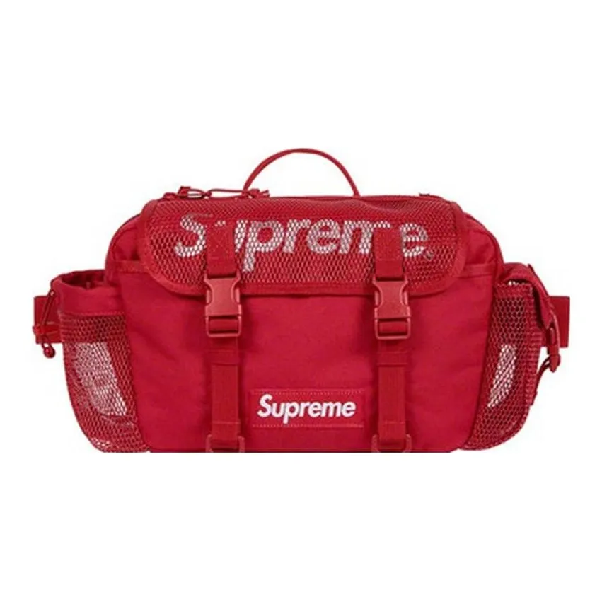 Supreme Spring/Summer 2020 Collection Polyester Shoulder Bag, Crossbody Bag, Fanny Pack Regular Unisex Red