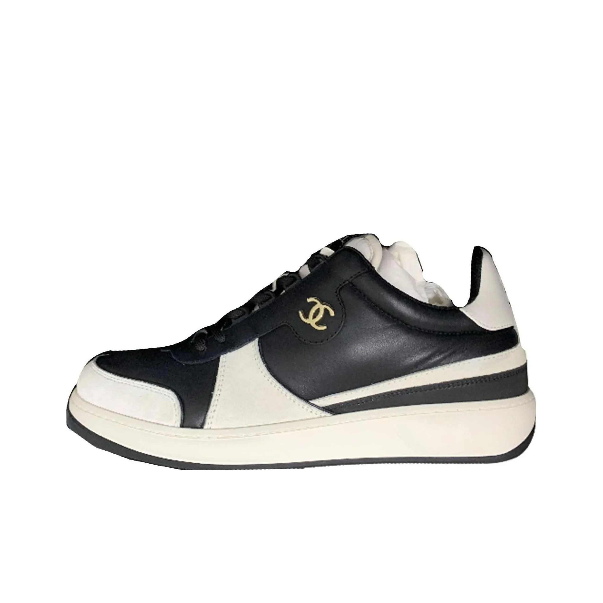 CHANEL Slip Resistant Shock Absorbers Low Top Skateboard Shoes Men's