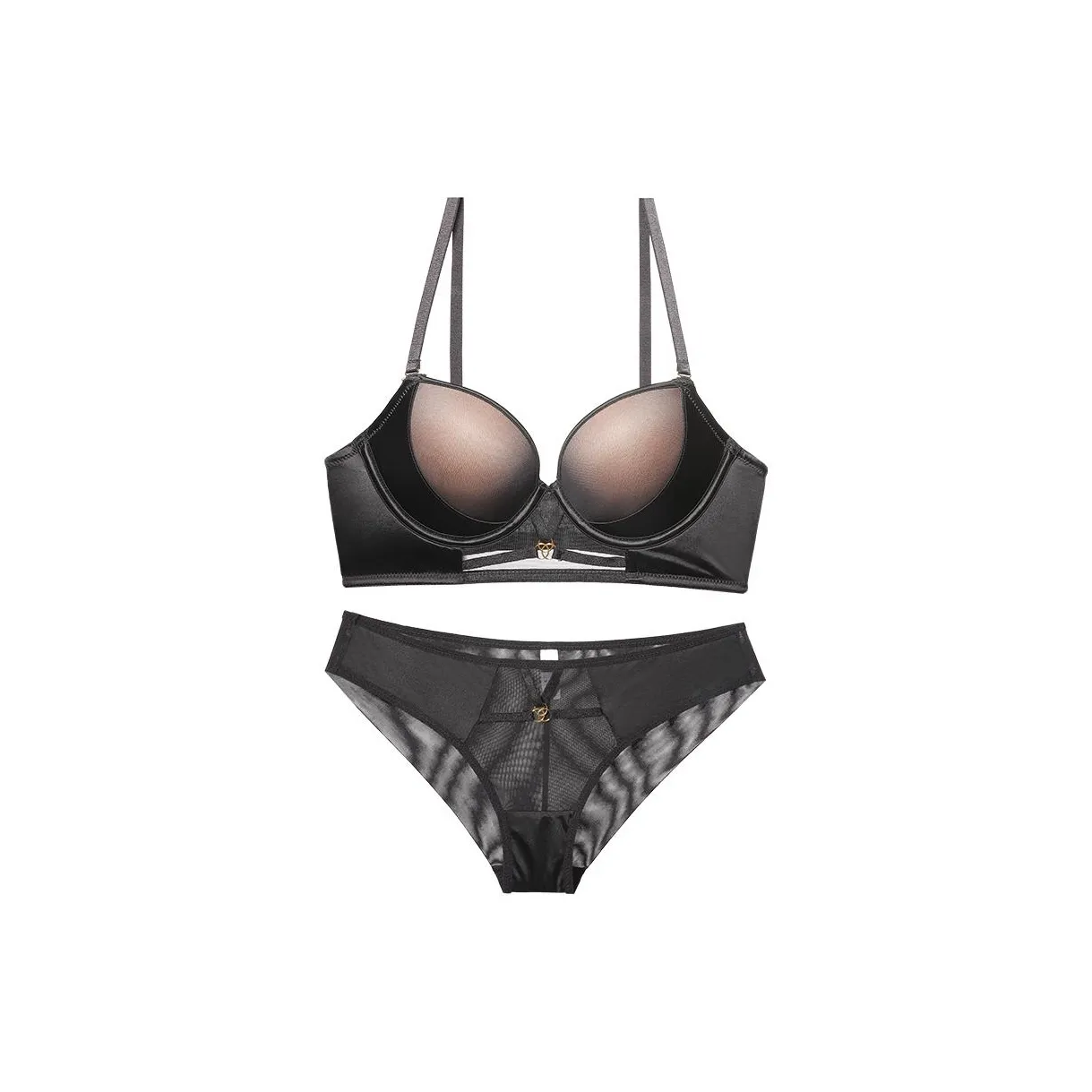 DXTOXS Комплект нижнего белья Женское Черное