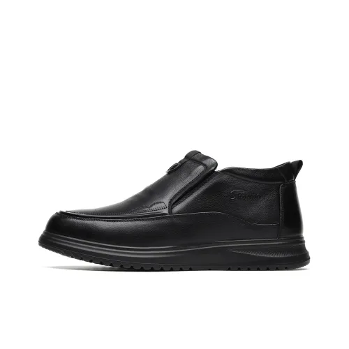 SOBB Мужские повседневные туфли High Top Черные для мужчин