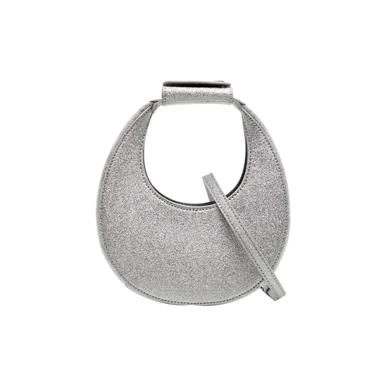 Staud Good Night Moon Leather Crossbody Bag