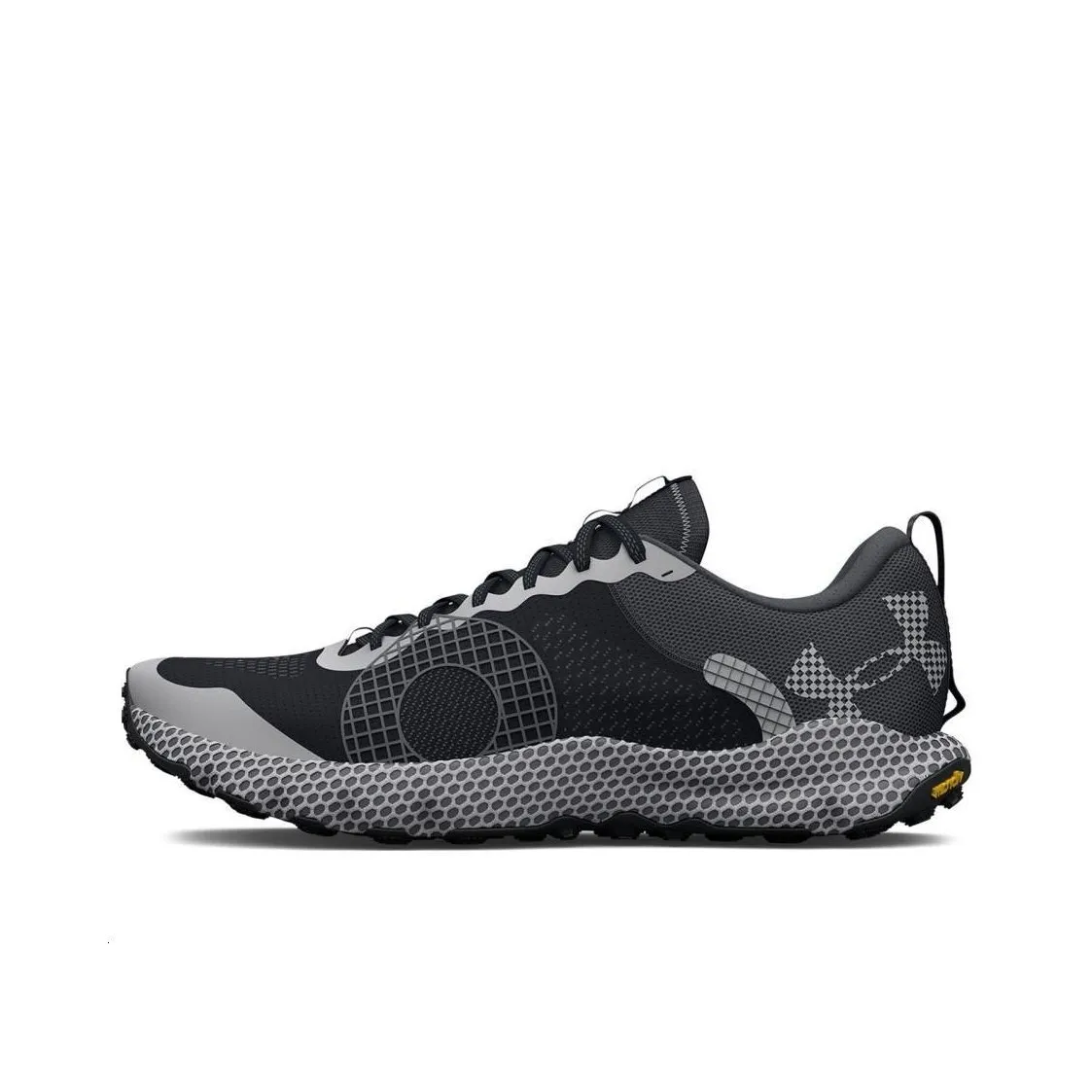 Under Armour HOVR DS Ridge SPD Trail Abrasion Resistant Breathable Low Top Running Shoes Unisex Black
