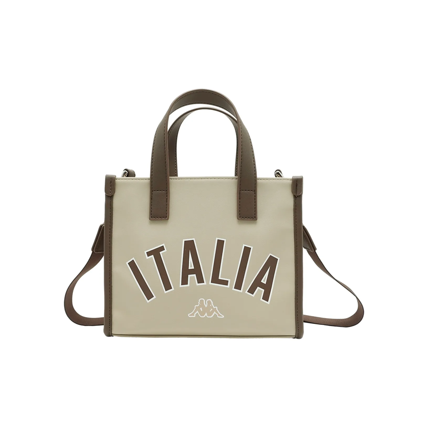 Kappa Polyester Tote Bag, Shopping Bag, Crossbody Bag, Commute Handbag Trumpets Women's Khaki Brown