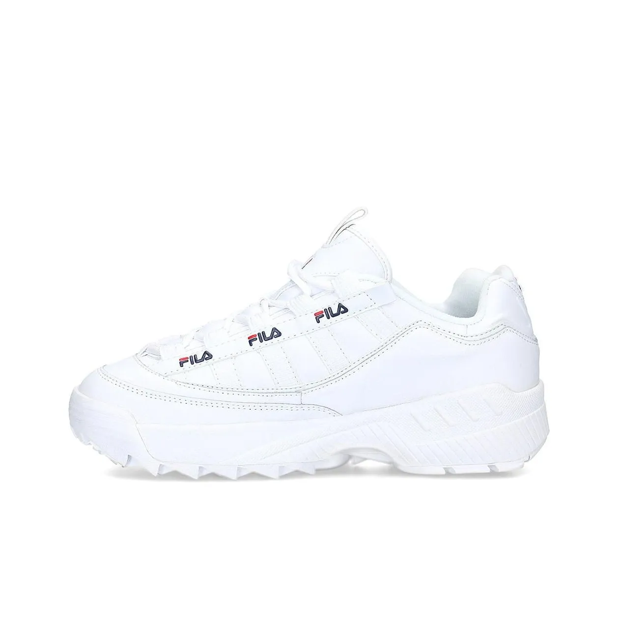 FILA D Formation Аbrasion Resistant Низкий Топ Кроссовки для бега Мужские Белые