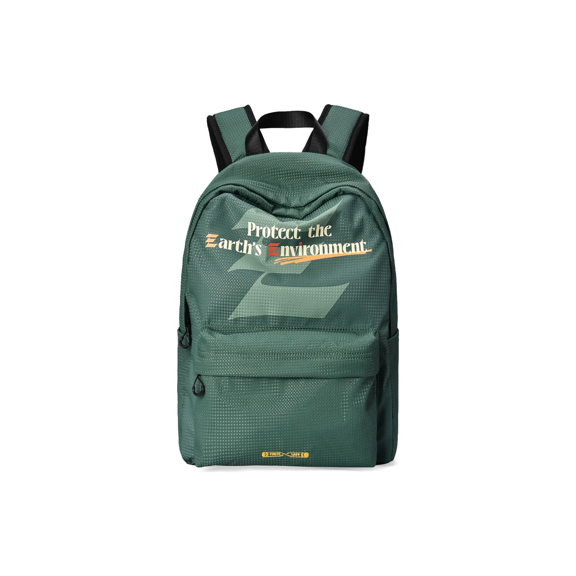 FINITE LOOP Переработанный Ткань Рюкзак Унисекс Зеленый