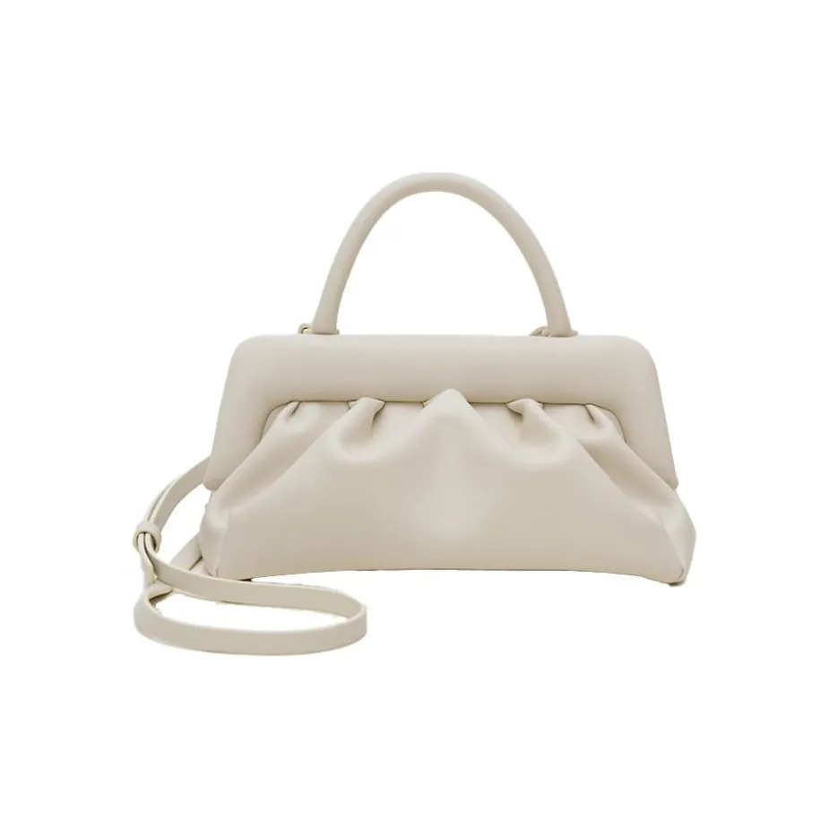 THE YELLOW SHOP Cow Leather Crossbody Bags Handbags Regular Women's White Oak