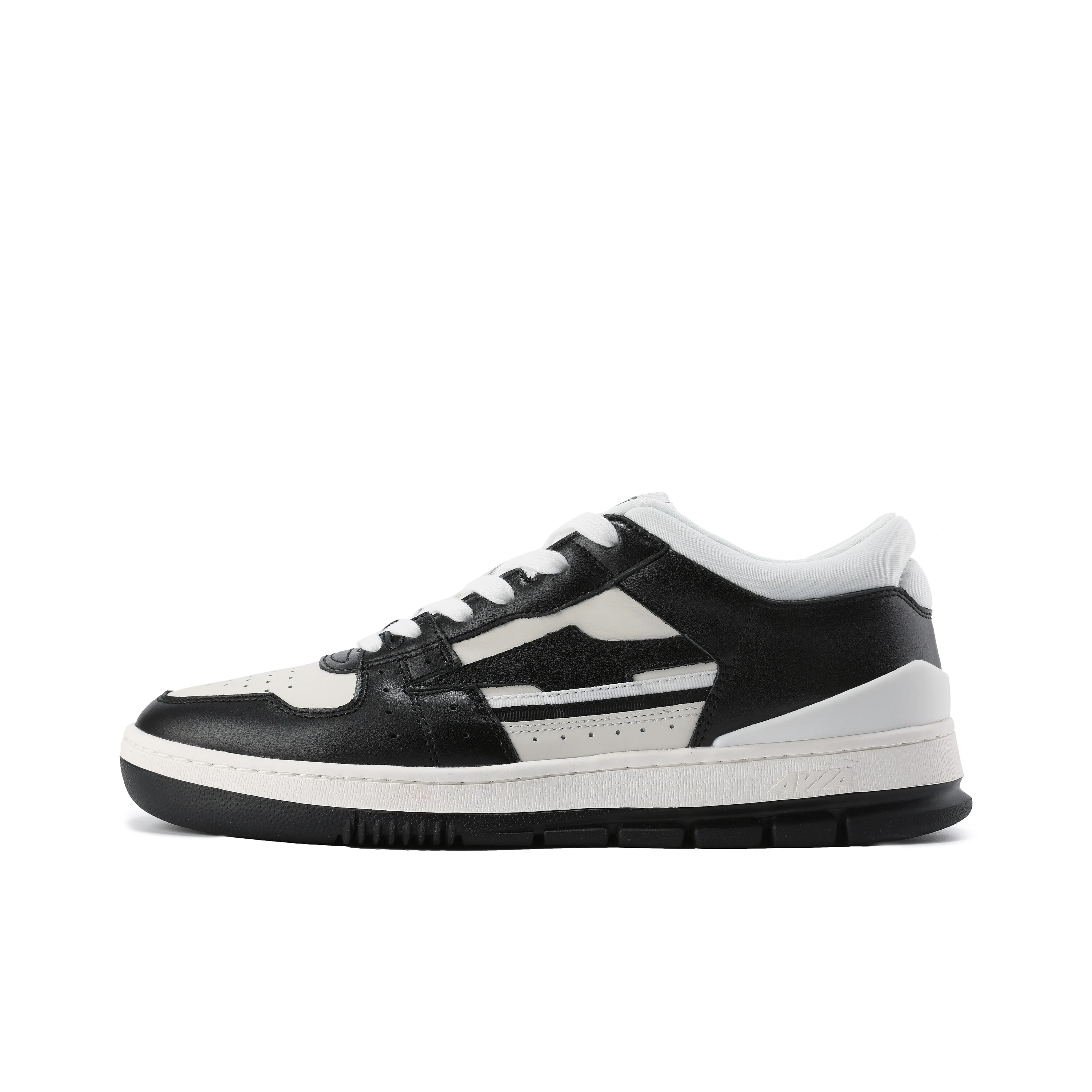 AVIA 825R Series Anti Slip Wear Resistant Low Top Skateboard Shoes Men's Black White