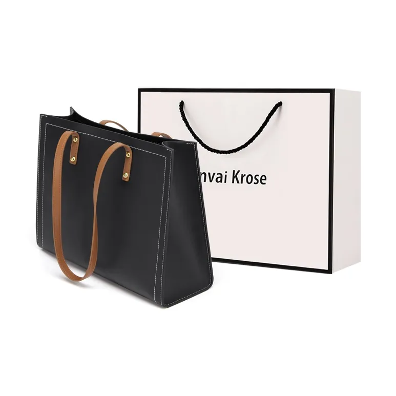 Simvay Clos Cow Leather Tote Bag Shopping Bag Handbag Shoulder Bag Regular Women's Italian Black