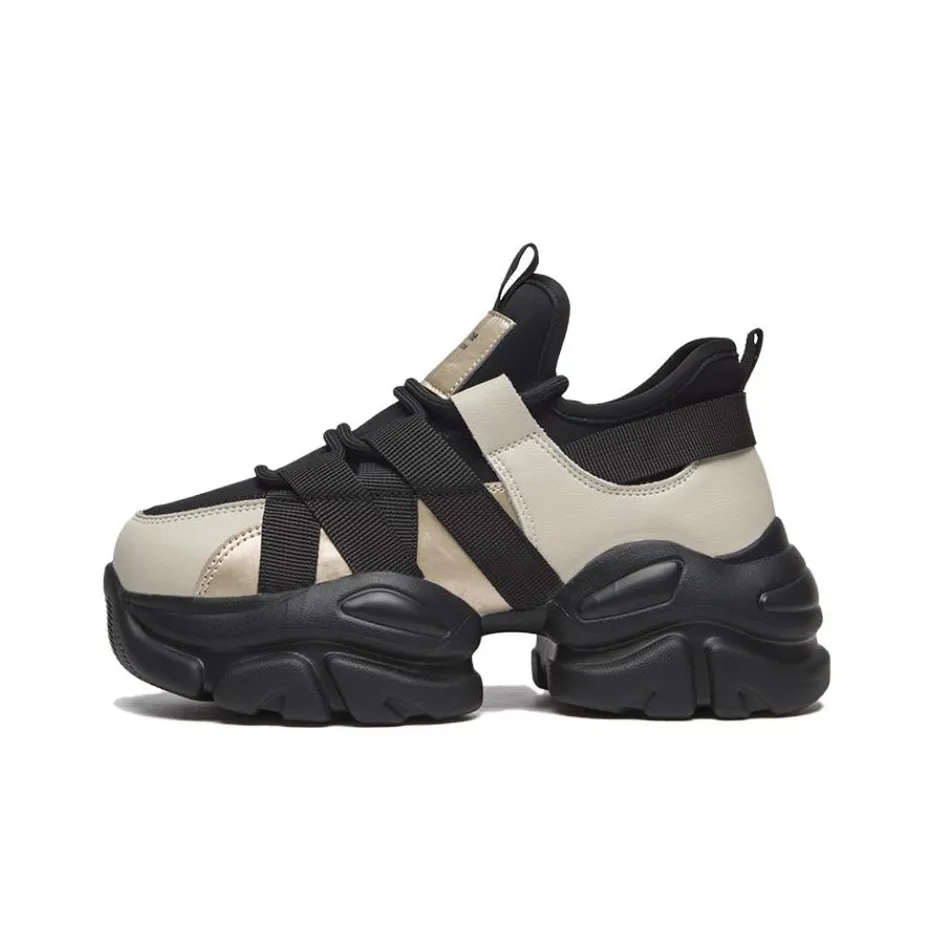 AGSDON Низкие кеды с толстой подошвой Женские