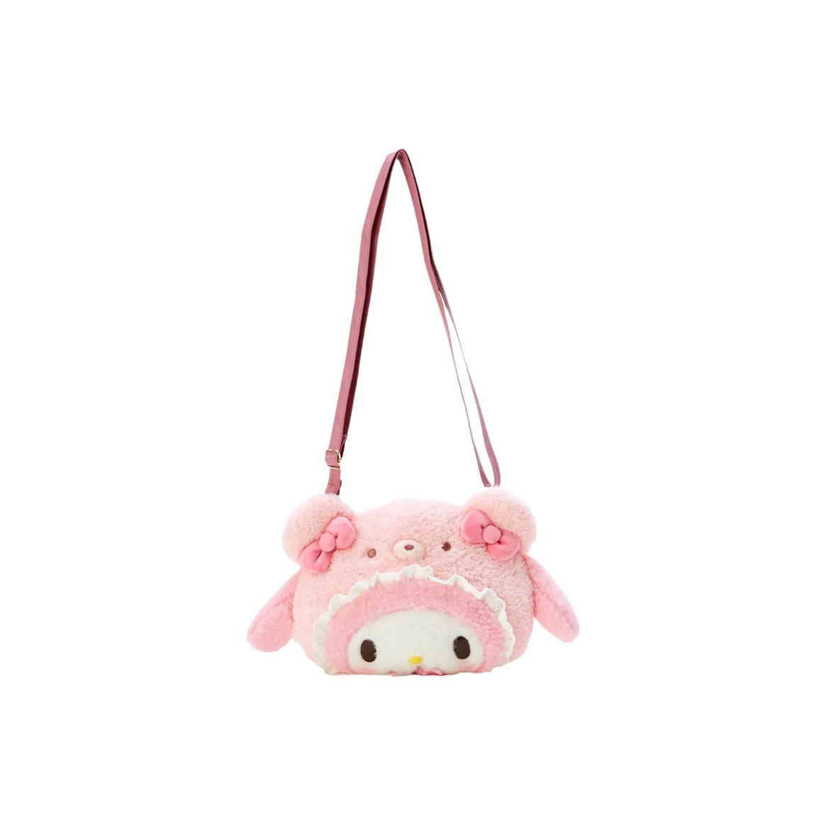 Sanrio Polyester Crossbody Bag Regular Unisex Pink