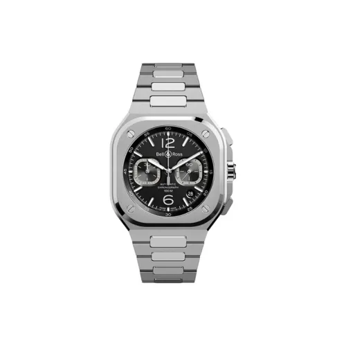 BELL & ROSS Автоматический Механический Часы Мужские Movement 42mm*11mm Черные