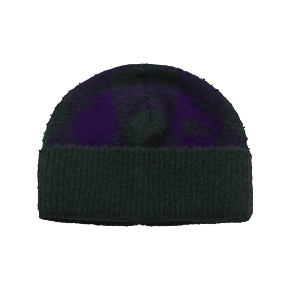 Burberry Argyle Intarsia knit Wool Beanie