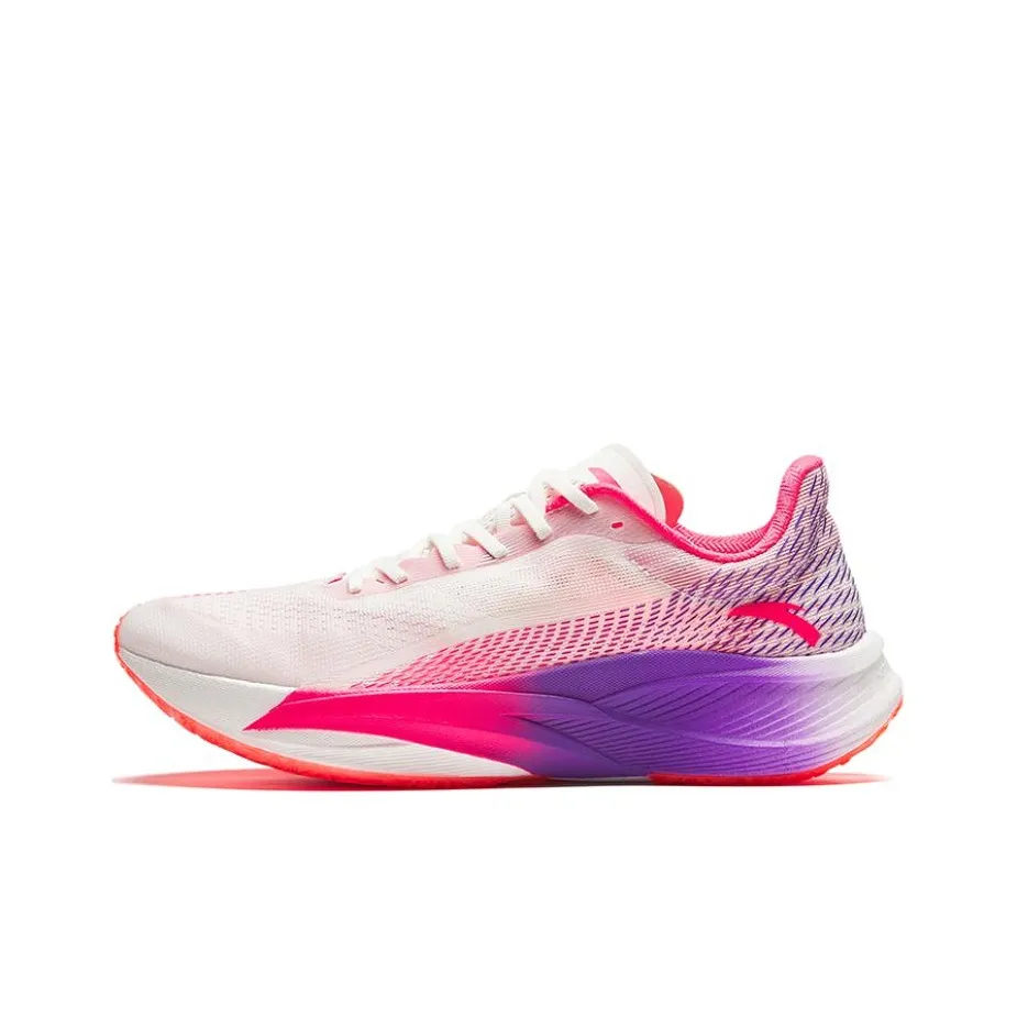 ANTA C202 5th Gen Беговые кроссовки Низкий верх Розовый Фиолетовый Мужской