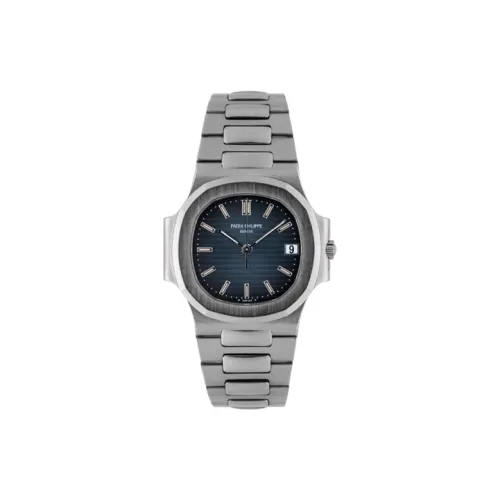 PATEK PHILIPPE Автоматический Механический Movement Мужские Спортивно-Элегантные Часы NAUTILUS Series 34mm*7mm Черные