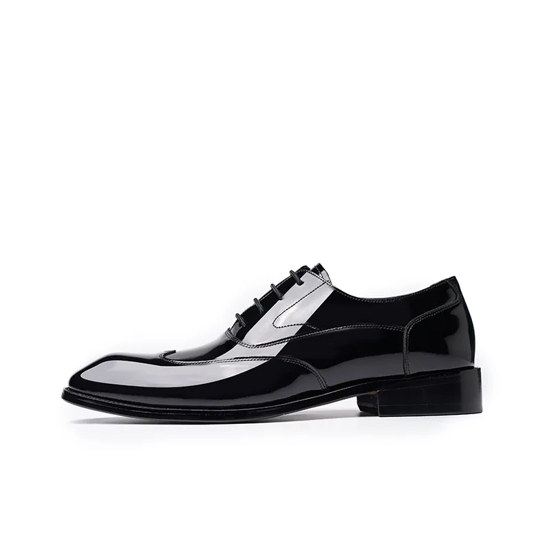 LAORENTOU Dress Shoes Men's Low Top Black/Brown/Blue