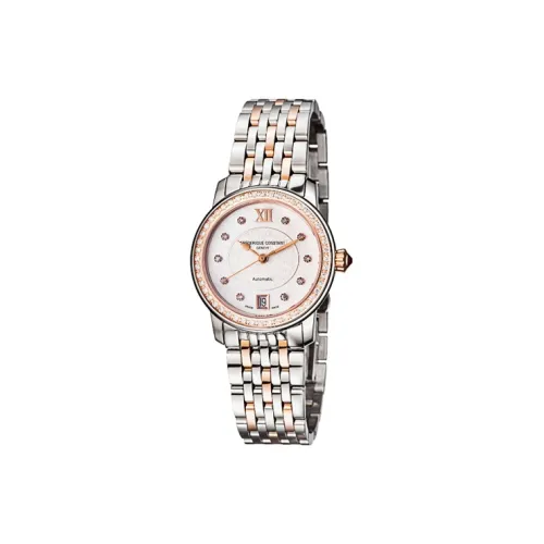 Frederique Constant Автоматический Механический Movement Женские Часы 34мм*9,9мм Жемчужная Раковина Цвет