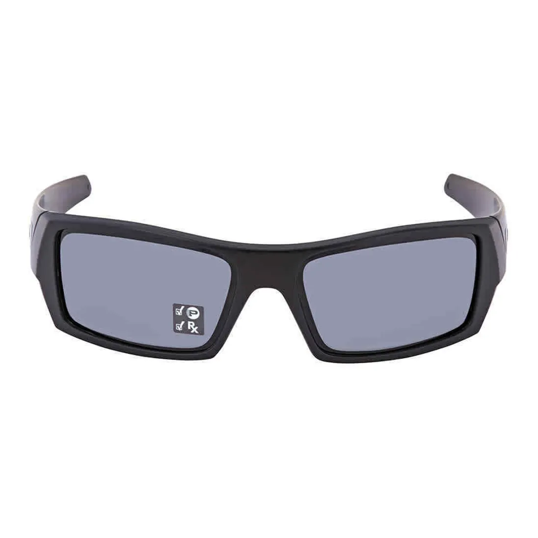 Oakley Plastic Rectangular Sunglasses Men's Black
