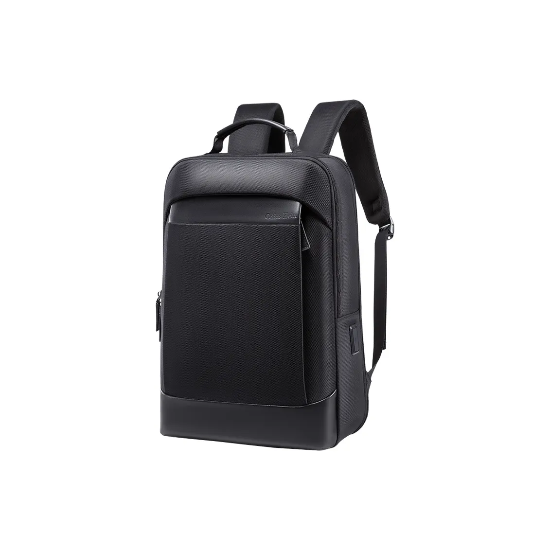 COLINS KEIRS Fabric With Microfiber Backpack For Men Large Size Unisex Black