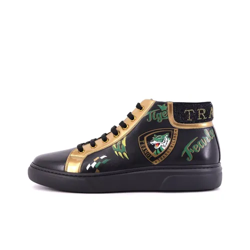 TRANOI Кроссовки для скейтбординга High Top Черные Мужские