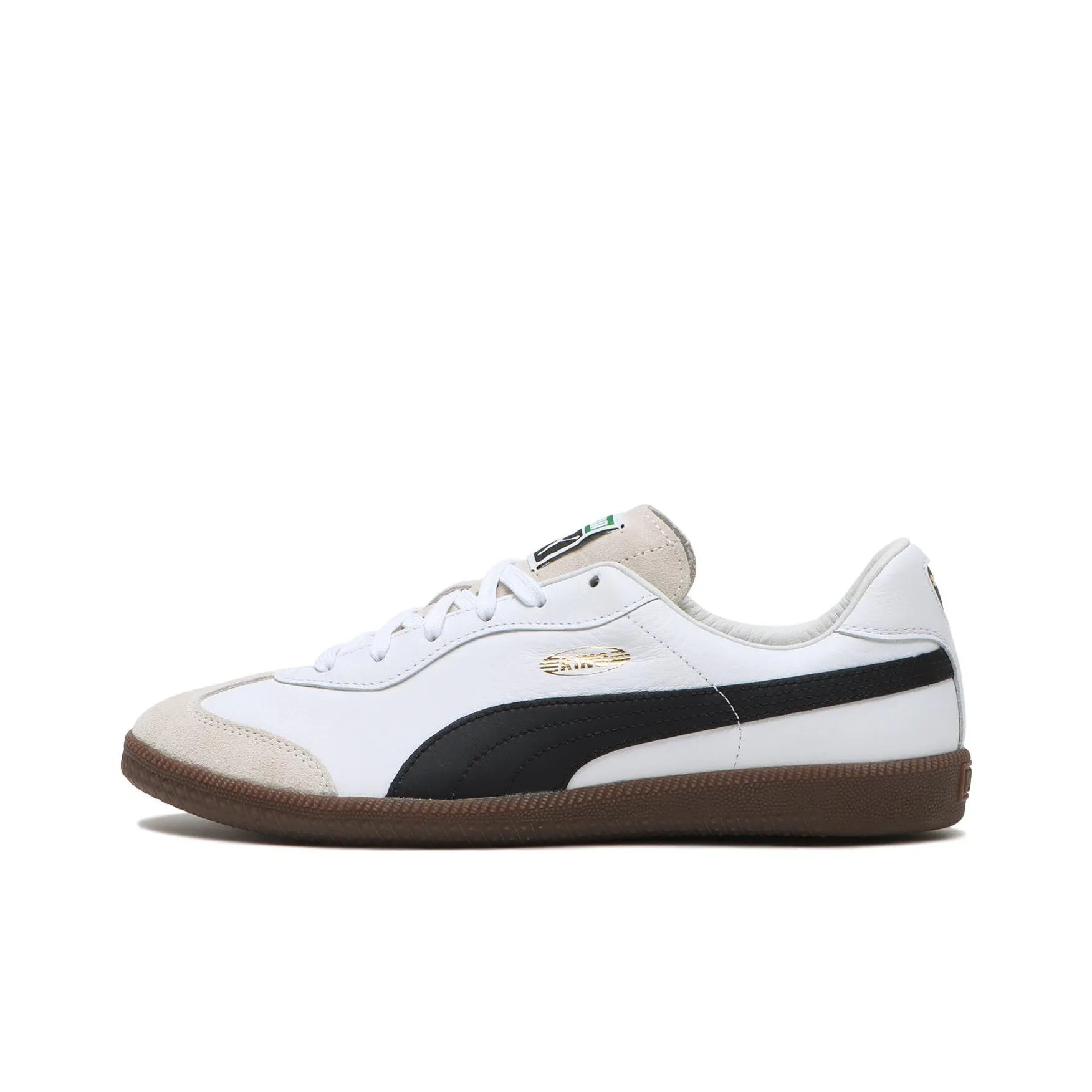 PUMA King 21 IT Soccer Shoes Unisex White Black