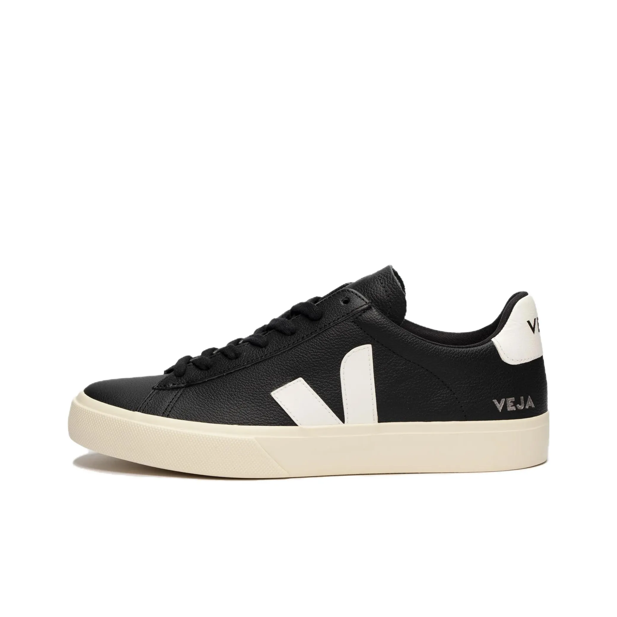VEJA Campo Leather Lace Up 'Black White'