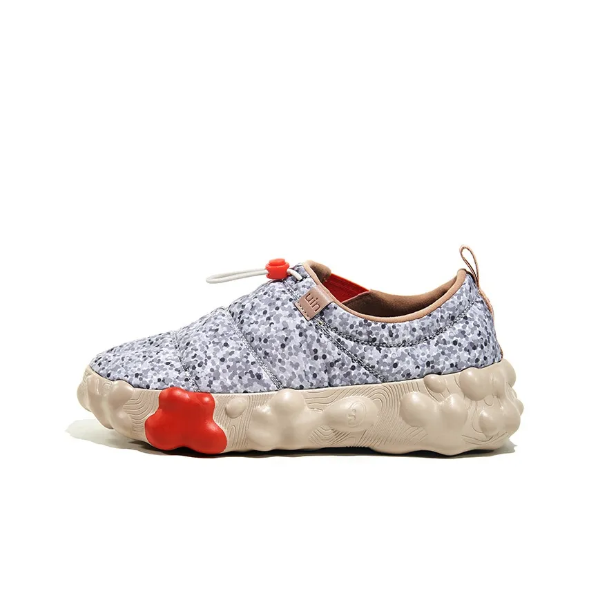 U.IN Painted Travel Shoes Toledo 6 Outdoor Camping Shoes, Cedar Gray Casual Shoes Women's