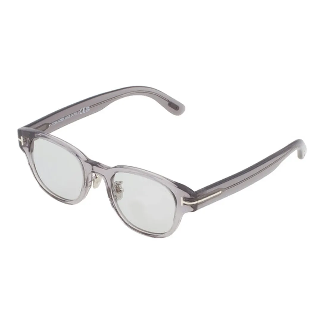 TOM FORD Acetate Oval Sunglasses Unisex Gray