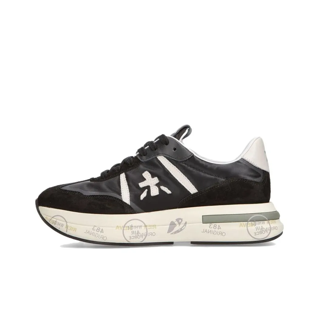PREMIATA Low Top Casual Shoes Women's Black White