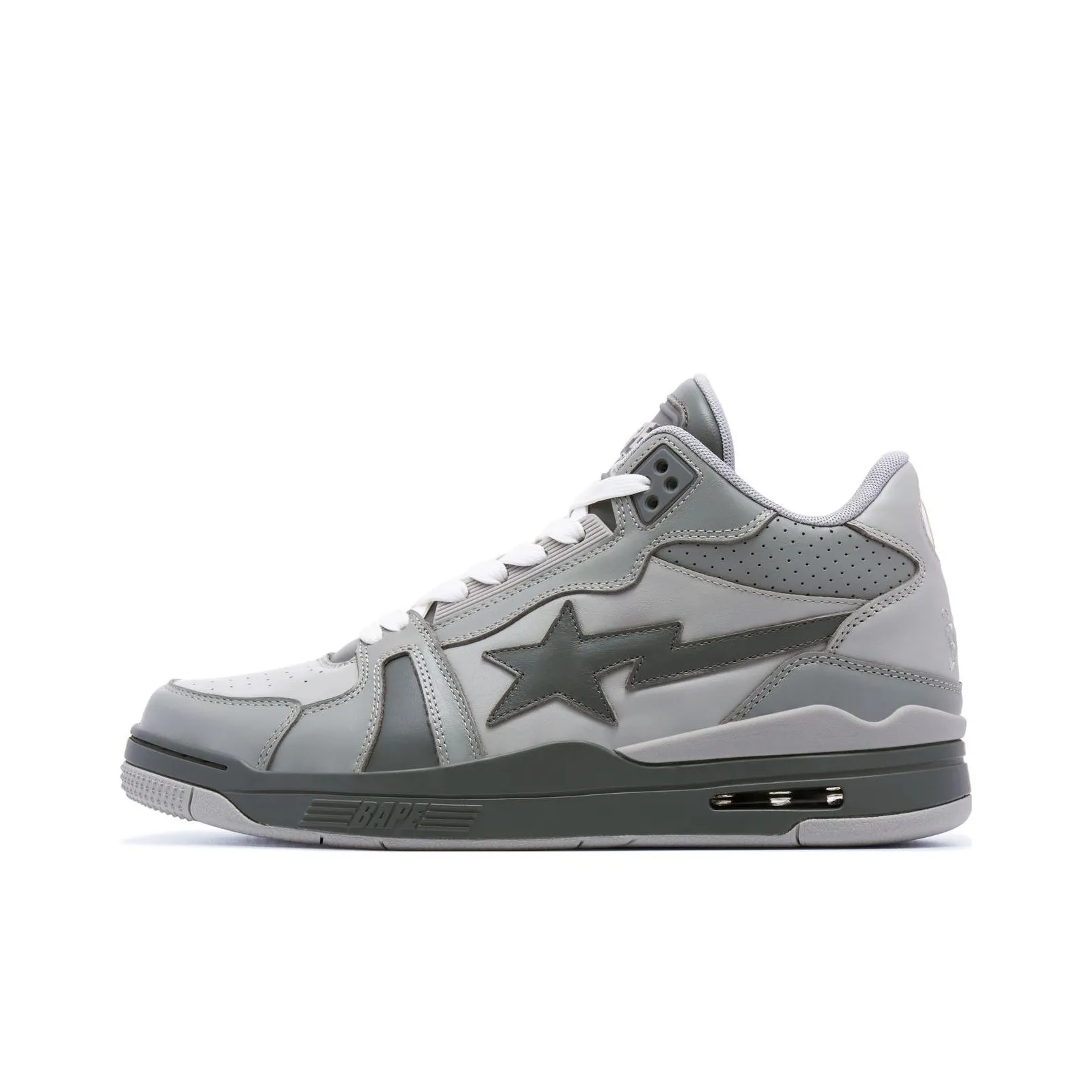 BAPE A BATHING APE Clutch Sta Grey