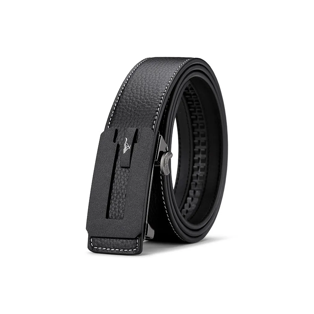 SEPTWOLVES Бизнес Casual Автоматическая застежка Кожаные ремни Мужской Ширина 3,5 см