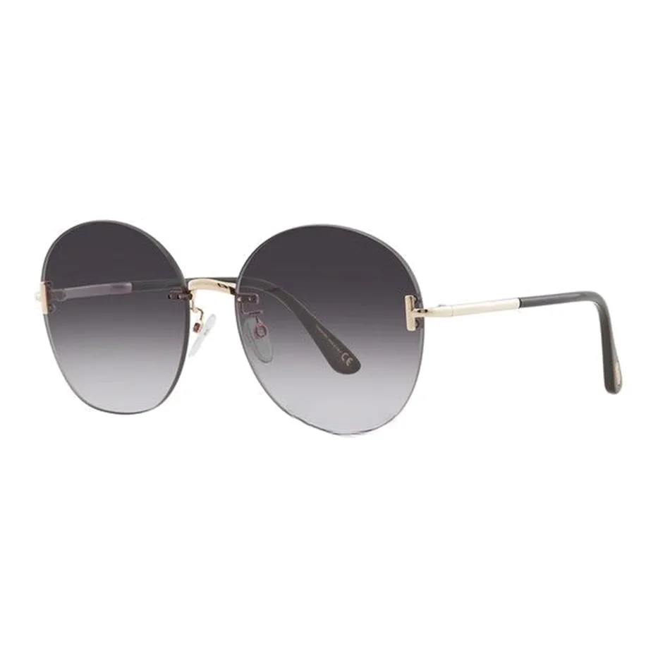 TOM FORD Metal Round Sunglasses Women's Gold