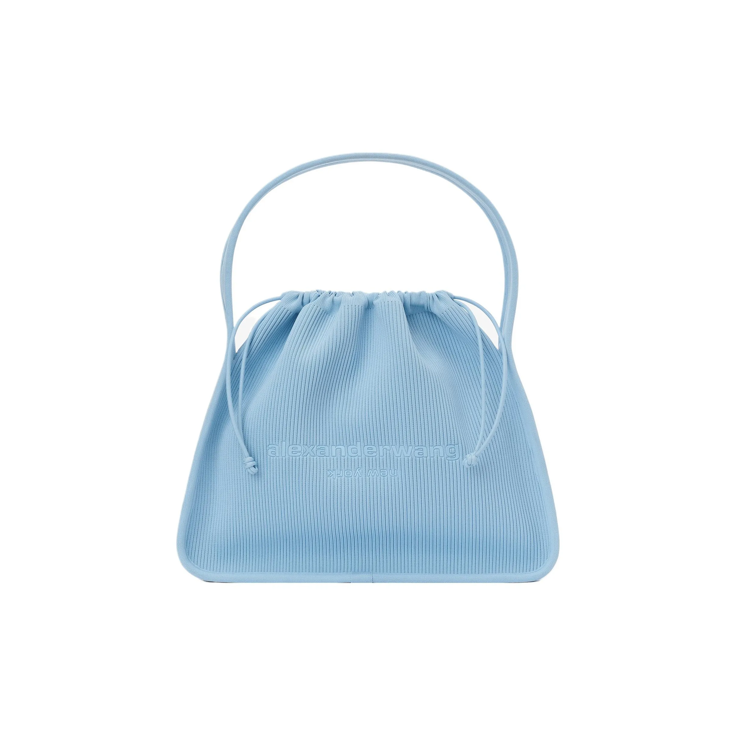 Alexander Wang Ryan Polyester Handbag Tubas Women's Blue Fabric
