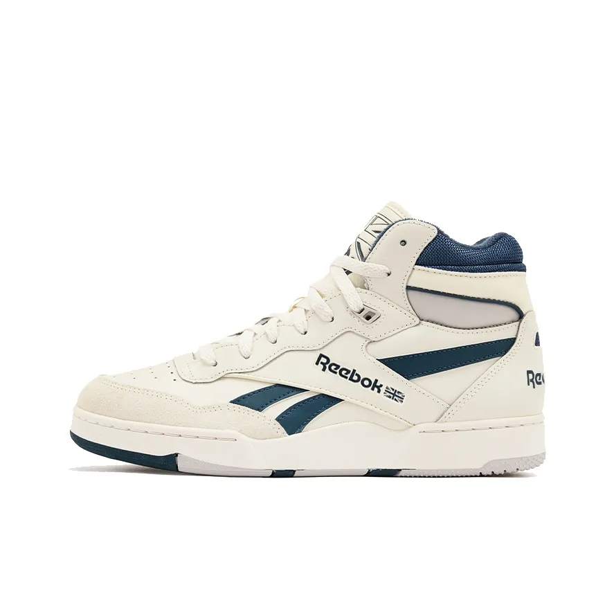 Reebok BB 4000 Vintage Basketball Shoes Unisex Mid Top White