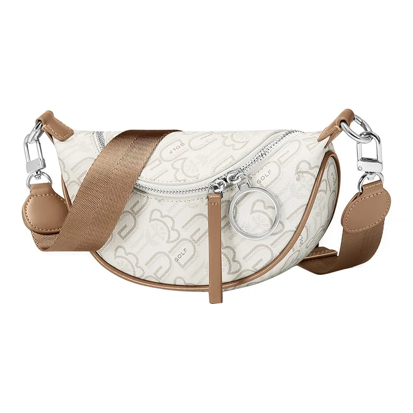 GOLF Synthetic Leather Saddle Bag, One Shoulder Crossbody Bag, Sling Bag Trumpets Women's Multicolor