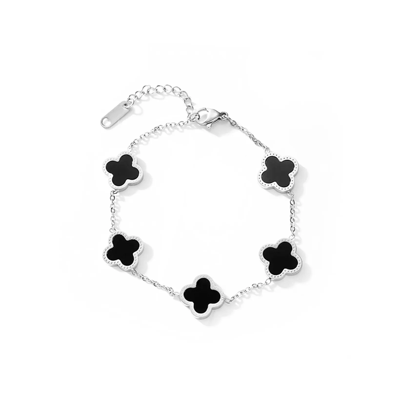 HOLLY RYAN Стиль Мори Сладкий стиль Счастливый Four Leaf Clover Браслет Женские Fashion Minimalist Style